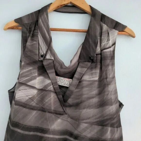 Barneys New York Black and Gray Mini Dress - Picture 13 of 13